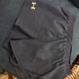 Under Armour Women's athletic shorts, navy blue, size S